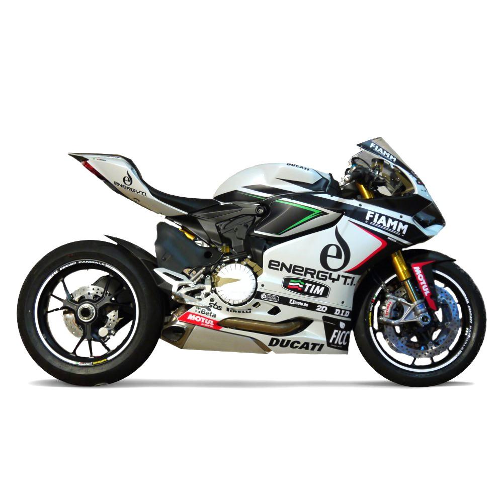 DUCATI Panigale 899 | 1199 (13-14) Dekor Stickerkit Aufkleber SBK13 Schwarz