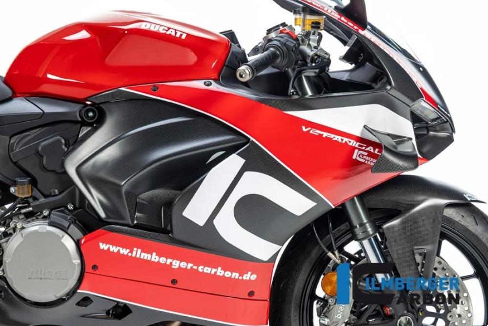 Verkleidungsseitenteil für Winglet vorbereitet rechts matt Panigale V2