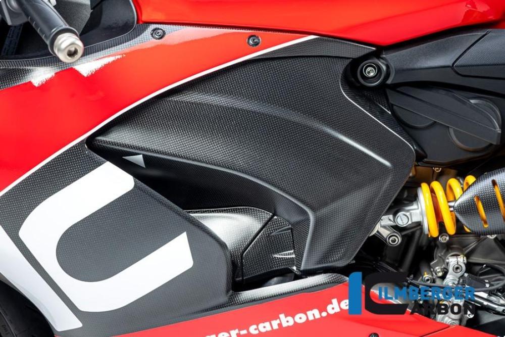 Abdeckung unterm Rahmen links matt Panigale V2