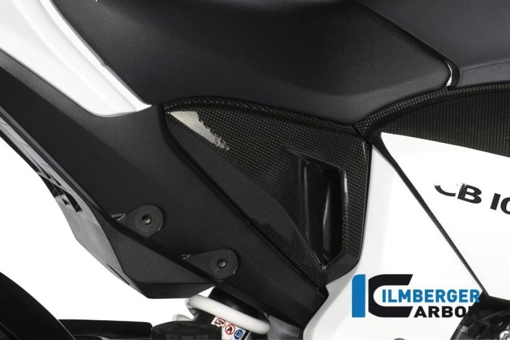Seitendeckel unterm Sitz rechts Carbon