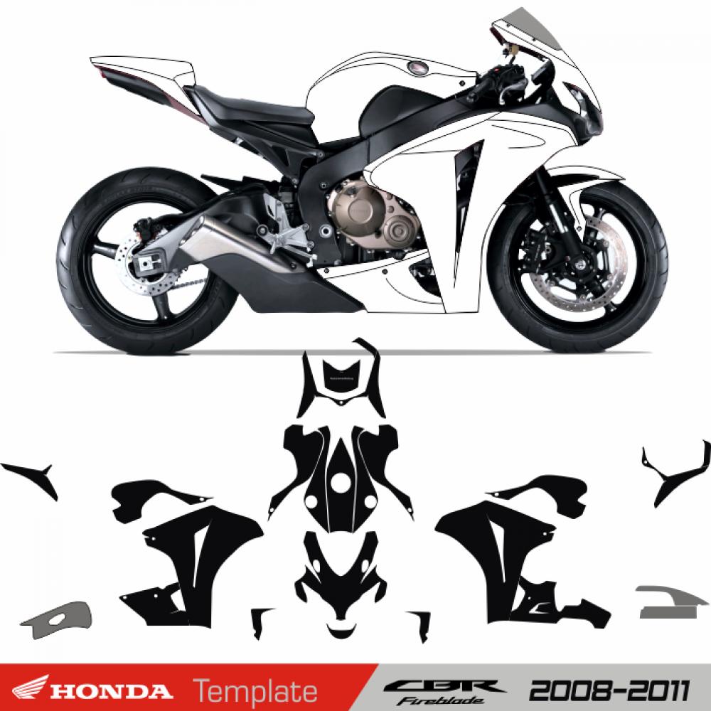 HONDA CBR 1000 RR (SC59) 2008-2011 - Template