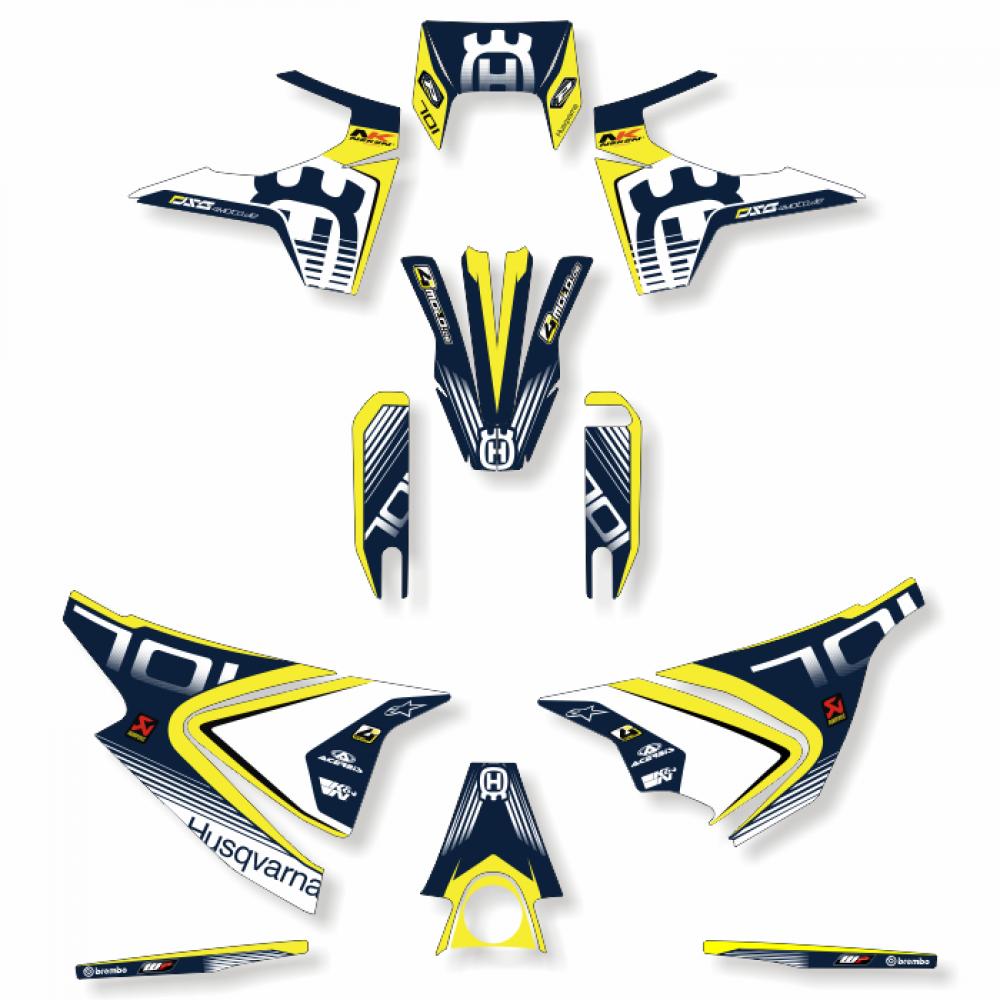 Husqvarna 701 Dekor Kit Graphics