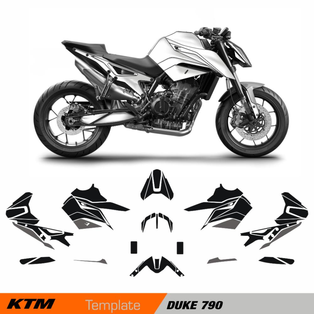 KTM Duke 790 (17-19) Template