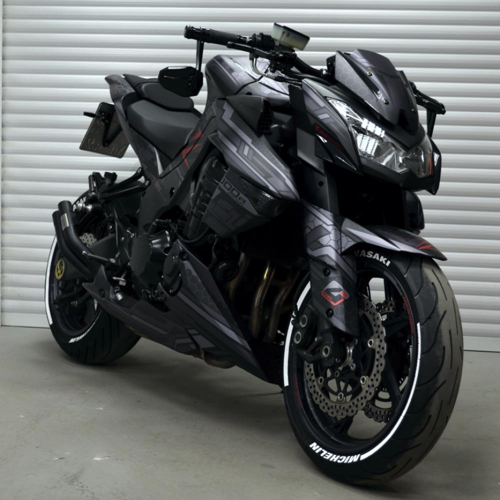Kawasaki Z1000 "ZTYLE" 10-14 Motorcycle Stickerkit