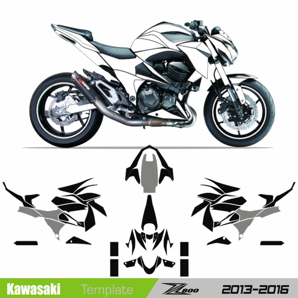 4moto® - Bikedekore - Bikewraps - Graphics - Template