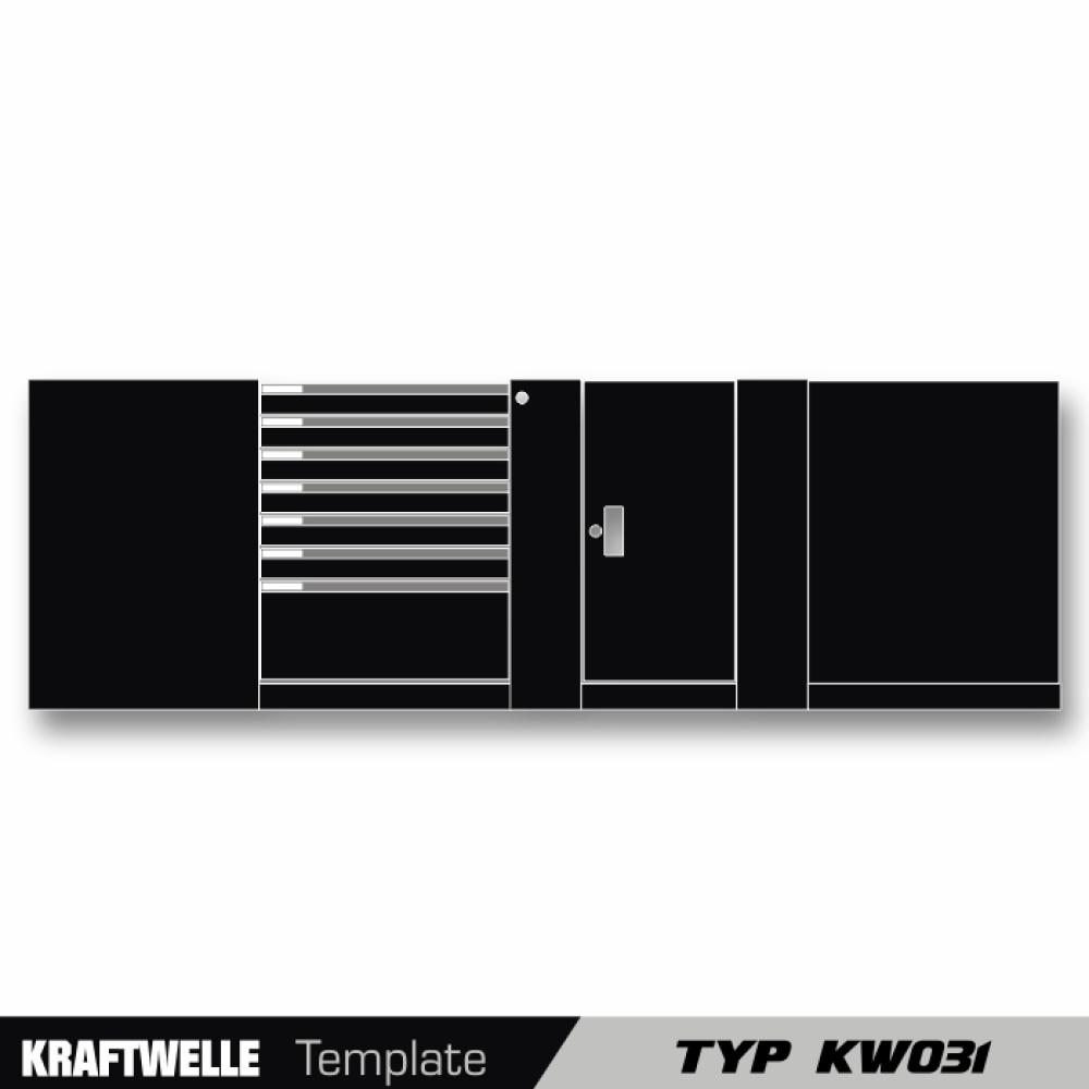 Kraftwelle Toolbox -  Template Schnittvorlage Cutcontour