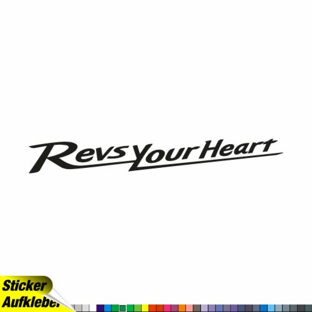 Revs Your Heart -  Logo Aufkleber Sticker Decal