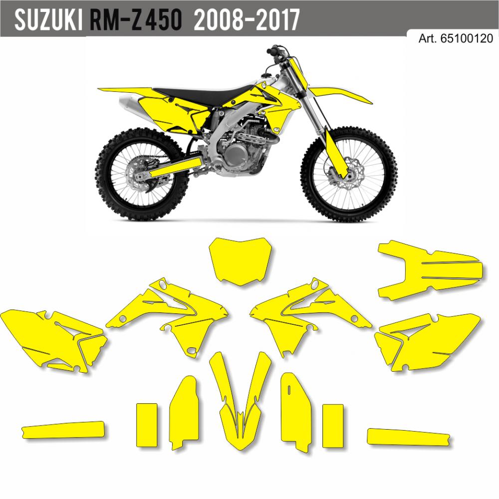 Suzuki RM-Z 450 2008-2017 Template Schnittvorlage Cutcontour