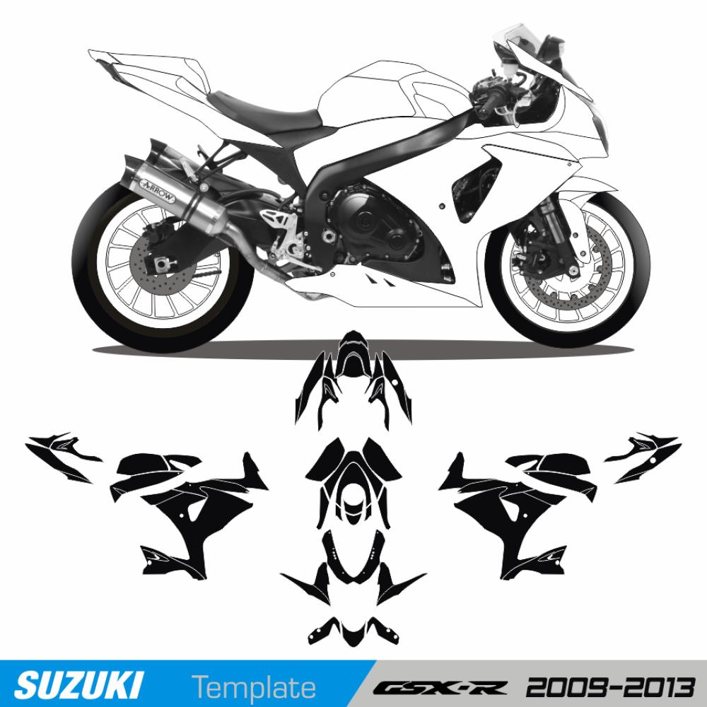 SUZUKI GSX-R 1000 09-16 Template