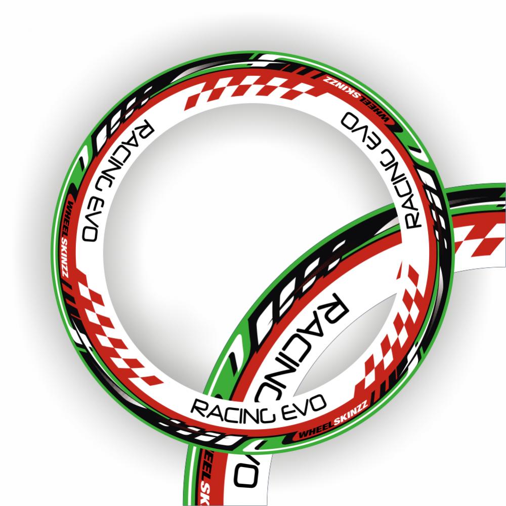 Wheelskinzz® "Racing EVO" Tricolore Italy