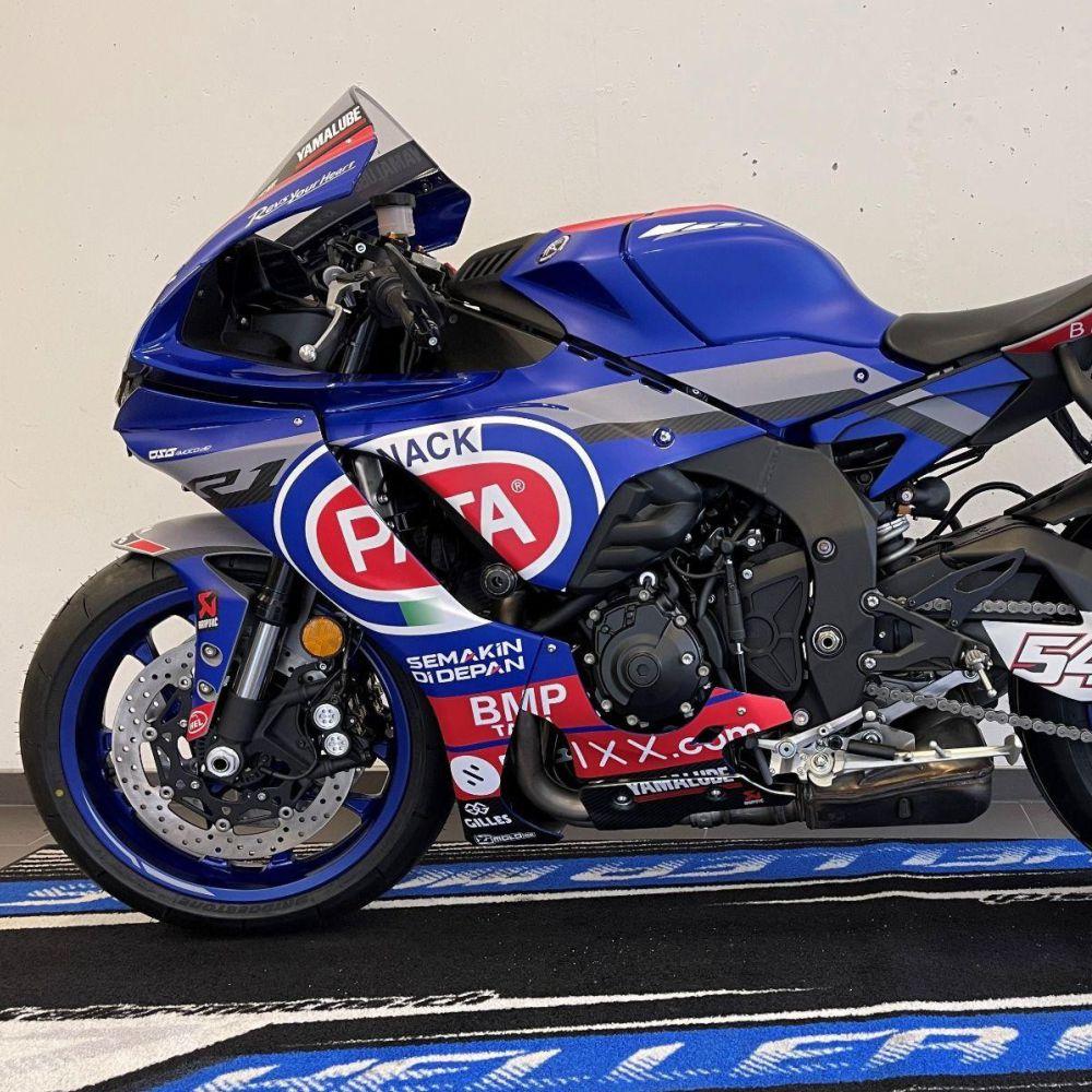 YAMAHA R1 (RN65) ab Bj. 2020- "SBK PATA Replica" Dekor Stickerkit