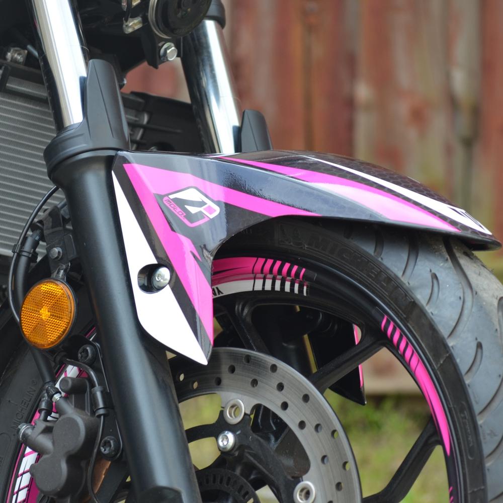 YAMAHA MT03 16 - "SPLT-Pink" Dekor Stickerkit