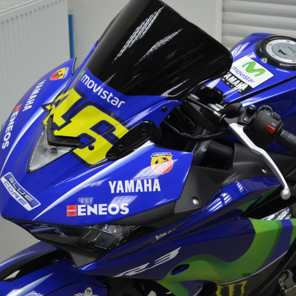 YAMAHA YZF R3 (15-18) "Rossi Replica Movistar" Dekor Stickerkit