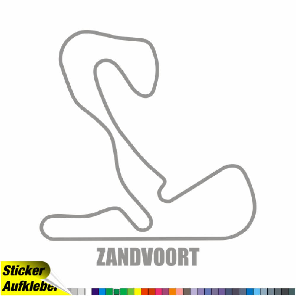 Zandvoort Rennstrecken Aufkleber Sticker