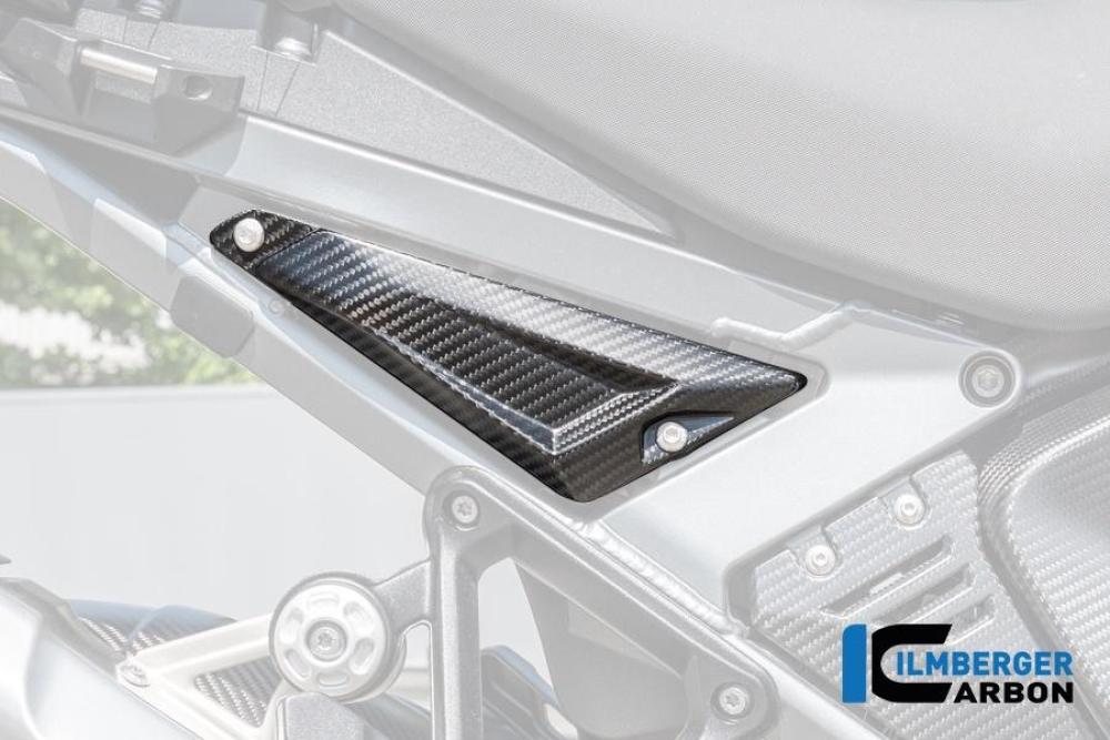 Hintere Dreiecksabdeckung für Rahmenheck rechts Carbon matt R 1300 GS Adventure