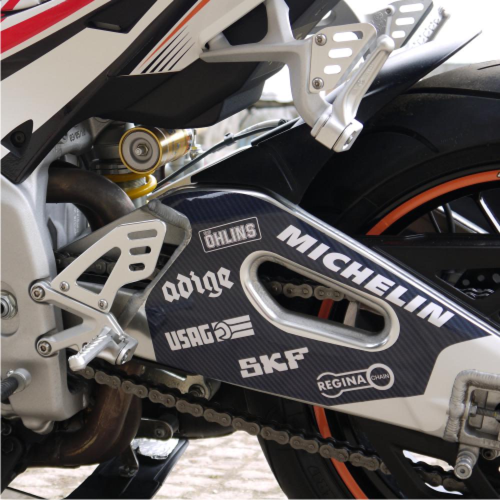 Aprilia RSV4 (09-14) Dekor Rot Stickerkit