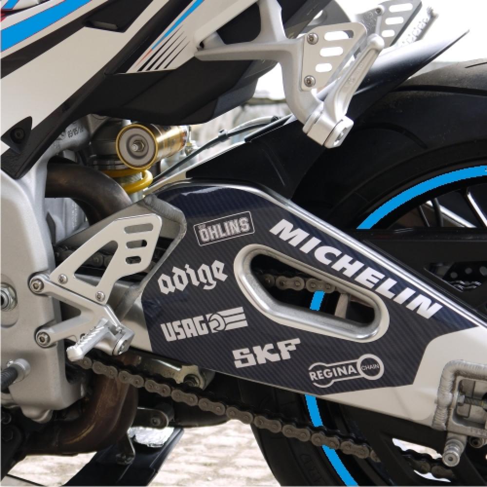 Aprilia RSV4 (09-14) Dekor Cyan Stickerkit