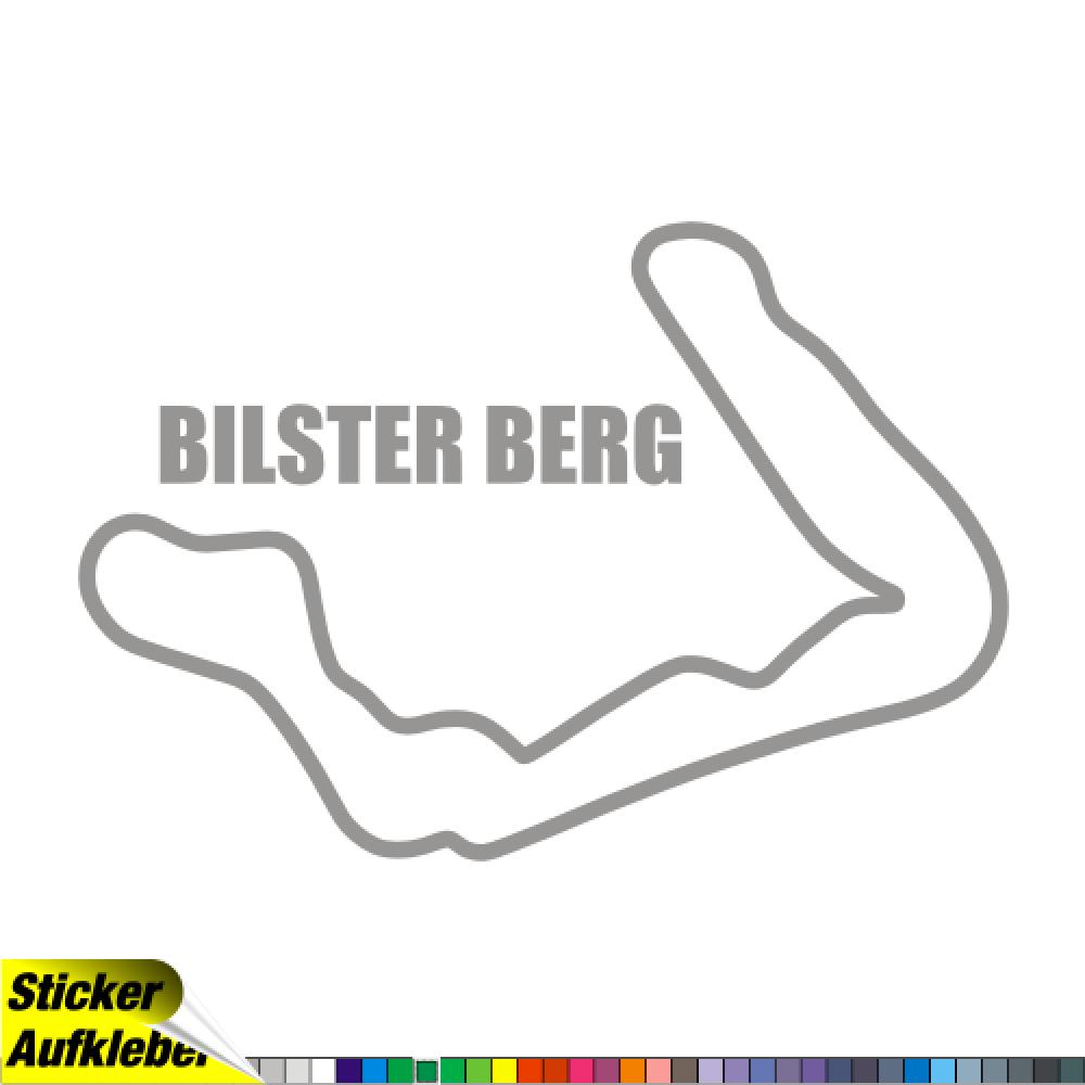 Bilster Berg Rennstrecken Aufkleber Sticker