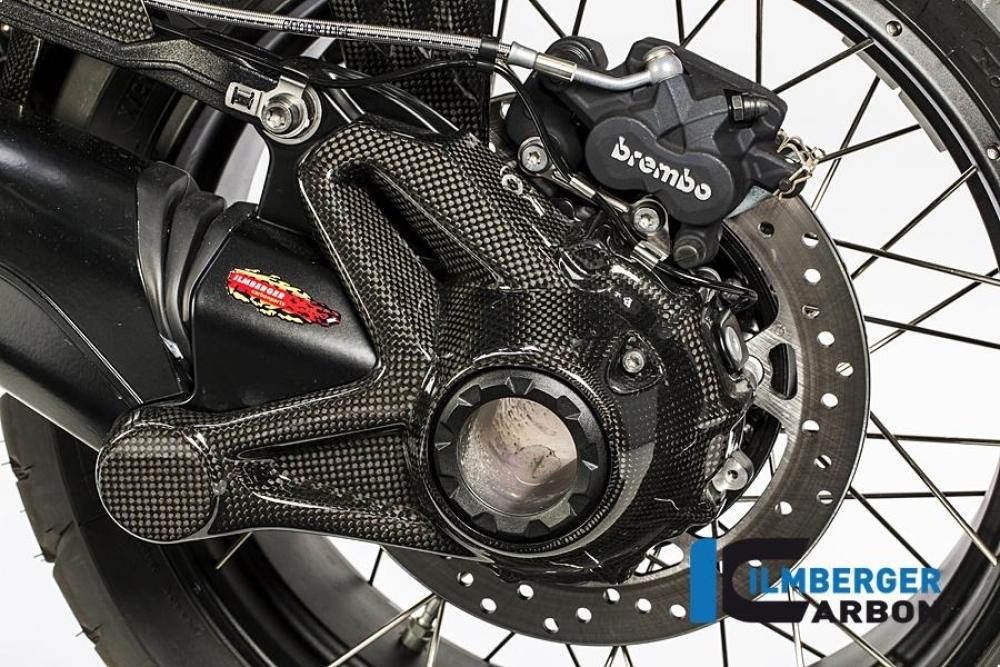 Kardangehäuseabdeckung (Montage ohne Spritzschutz hinten) Carbon für die wassergekühlten BMW R 1200