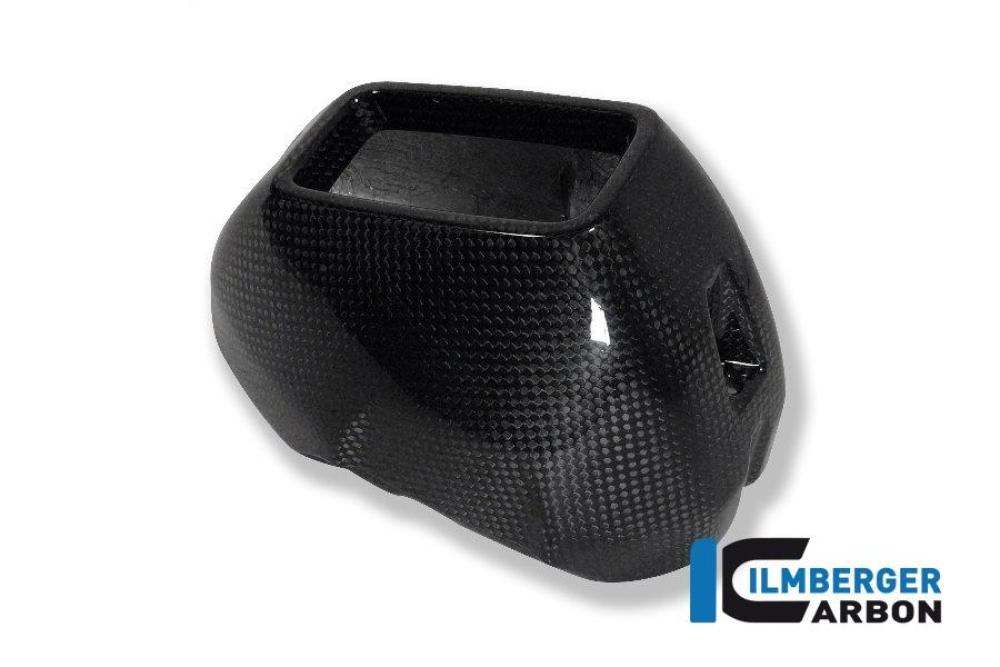 Exhaust heat shield rear carbon