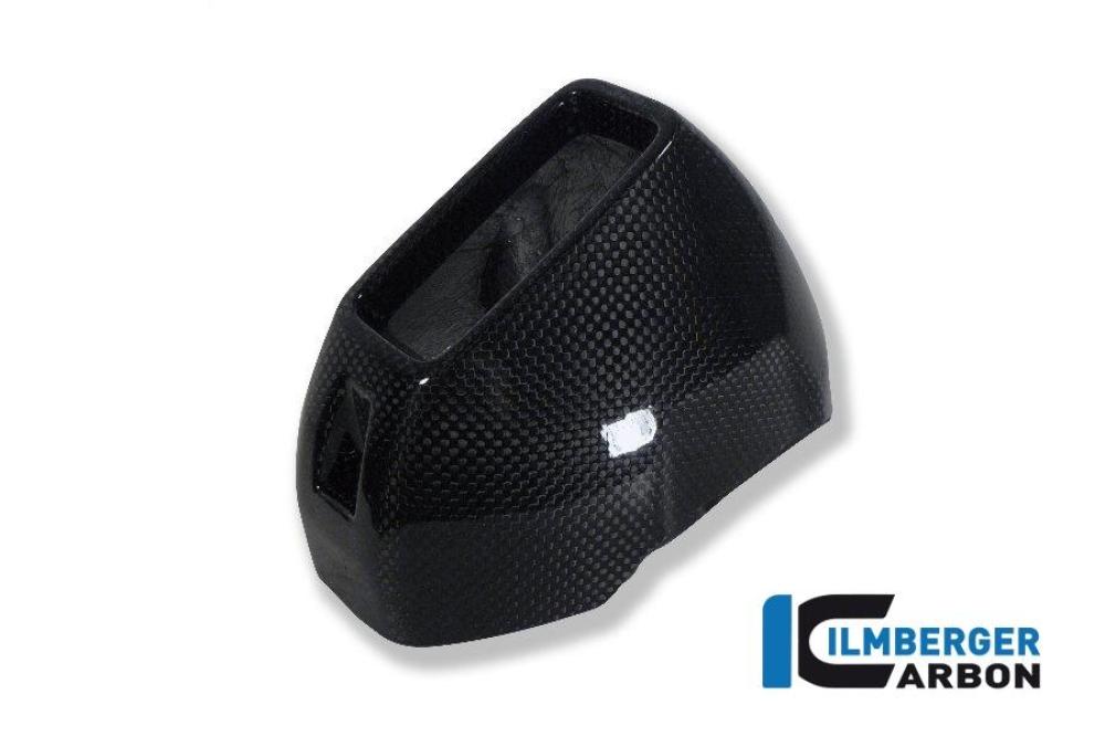 Exhaust heat shield rear carbon