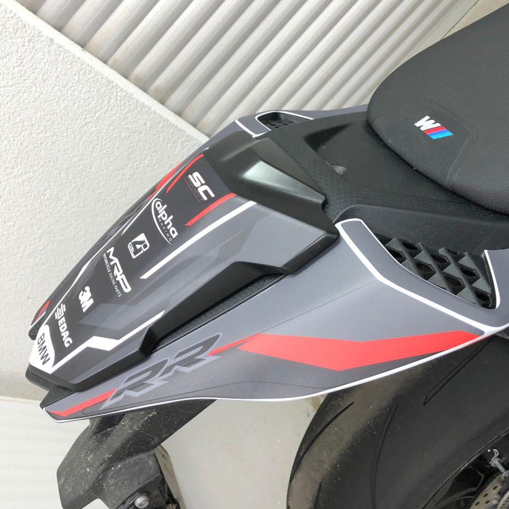 BMW S1000RR (19-22) K67 Dekor Stickerkit "RACESTP" Schwarz/Rot/Weiß