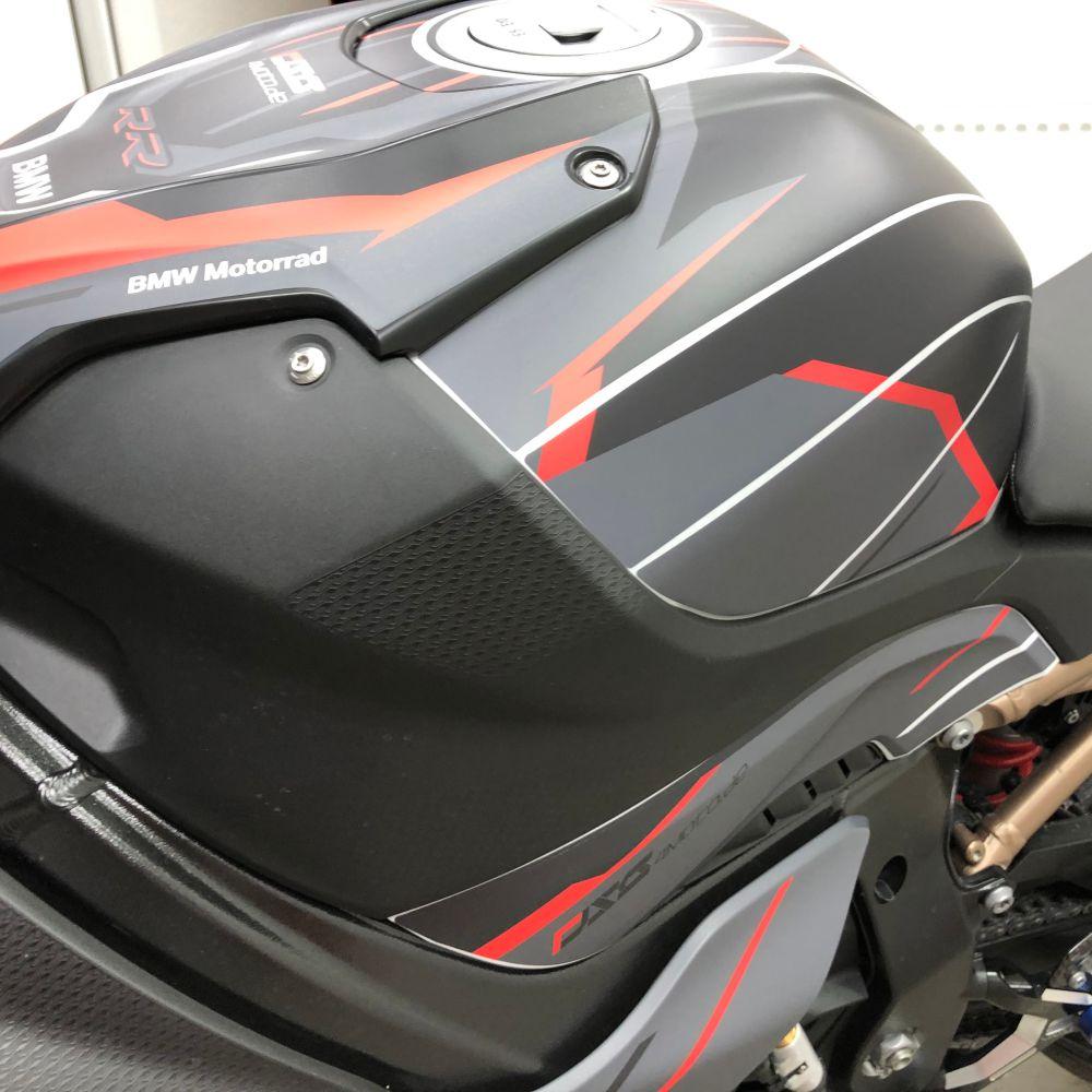 BMW S1000RR (19-22) K67 Dekor Stickerkit "RACESTP" Schwarz/Rot/Weiß