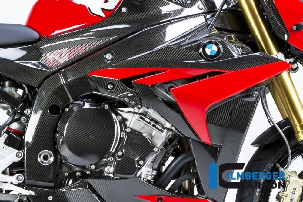 Water radiator cover right carbon