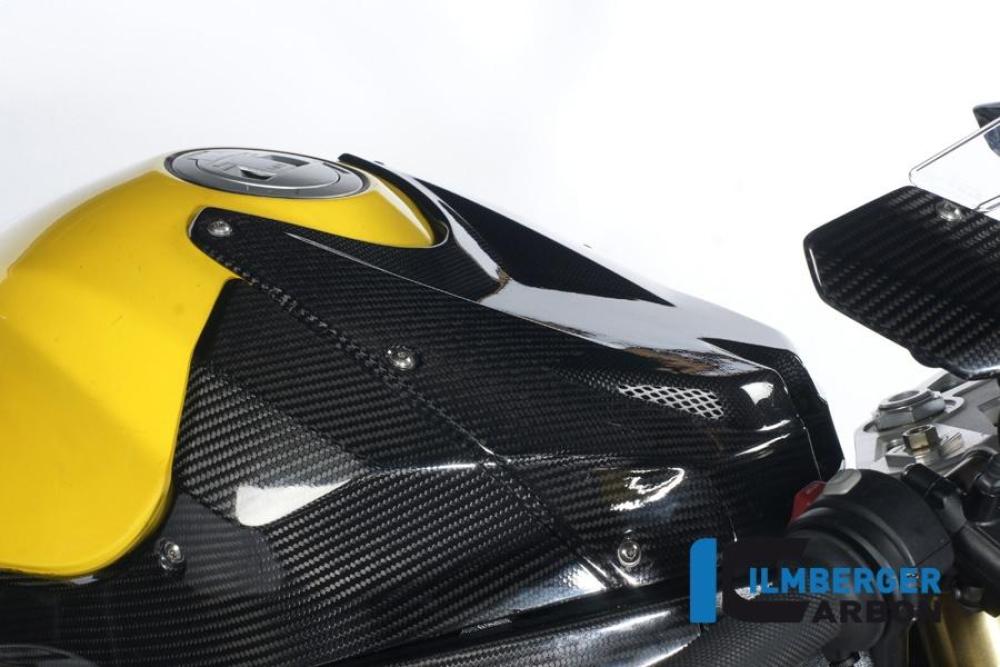 Tank cover top with grid carbon