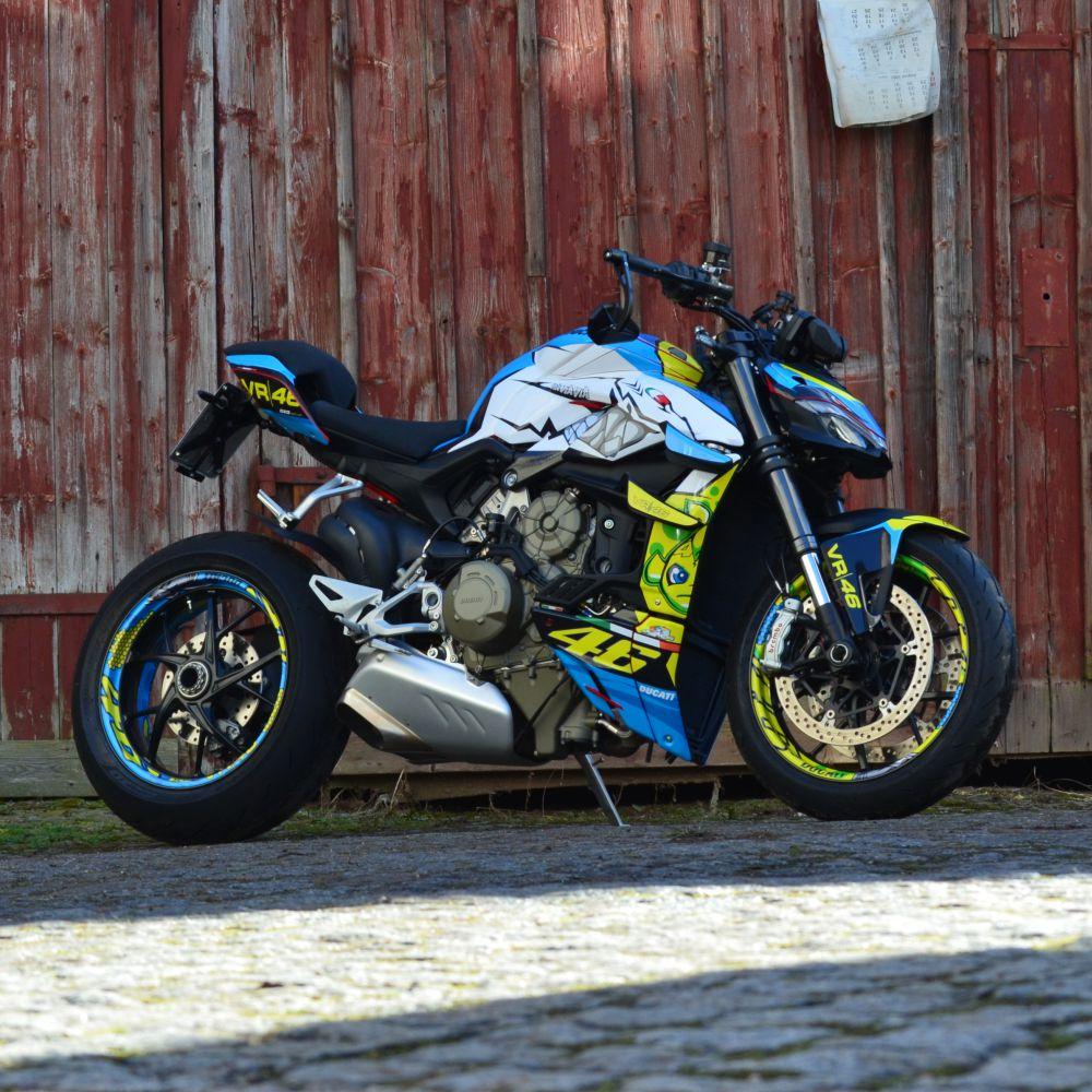 DUCATI Streetfighter V4 (20-22) "Rossi-Sharky" Dekor