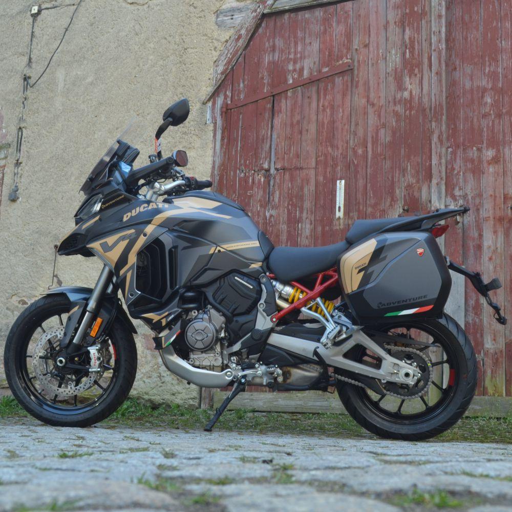 DUCATI Multistrada V4 "Adventure" - GOLD Dekor Stickerkit BJ. 2021-