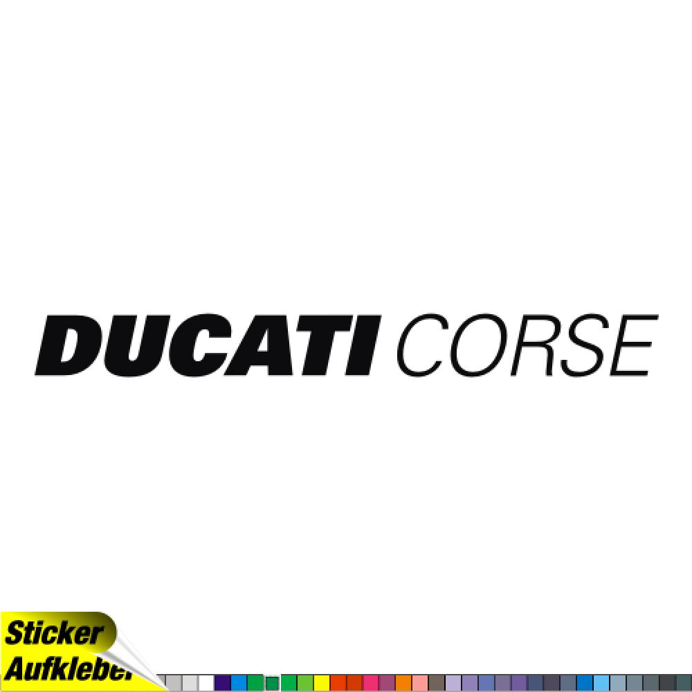 Ducati Corse - Aufkleber Sticker Decal