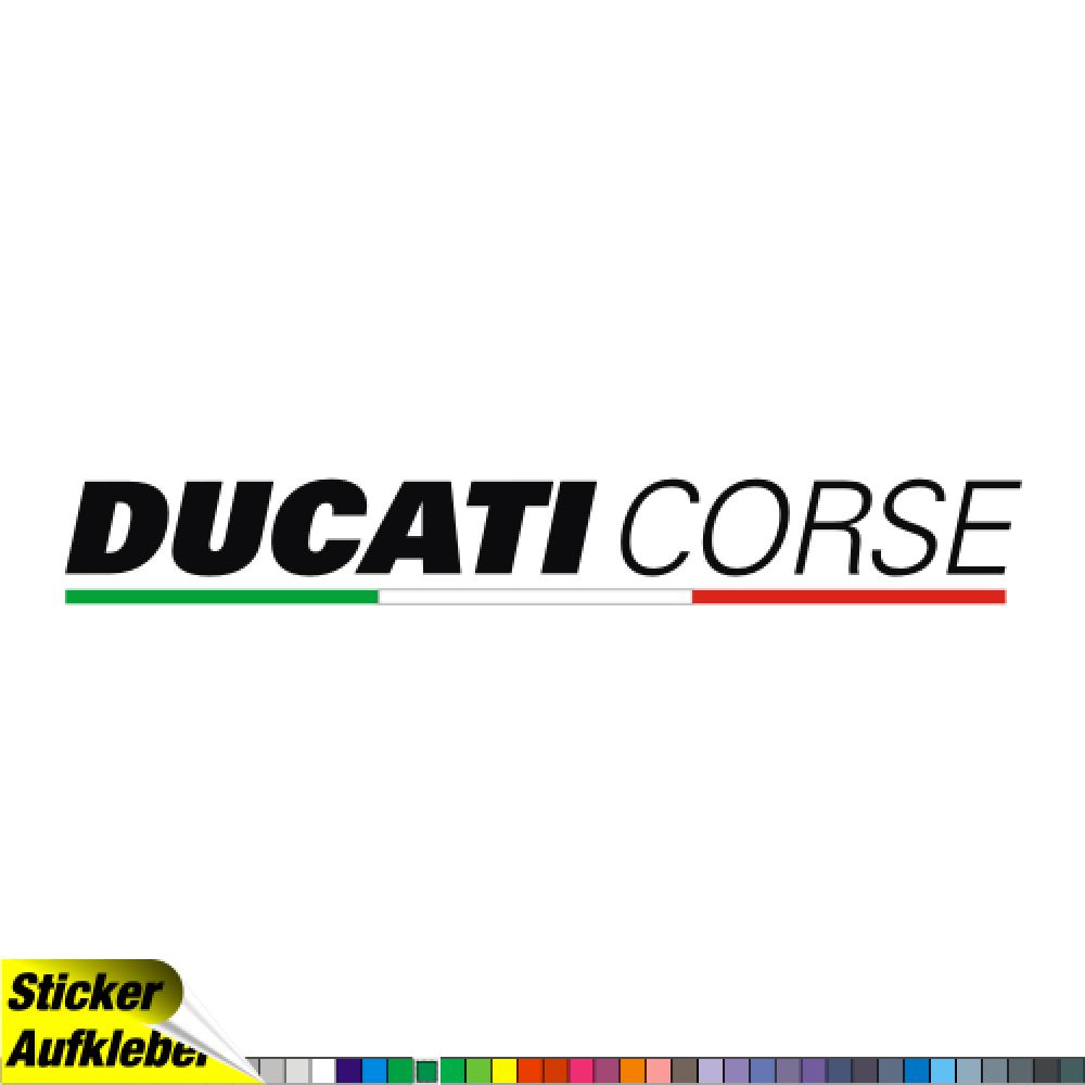Ducati Corse Tricolore - Aufkleber Sticker Decal