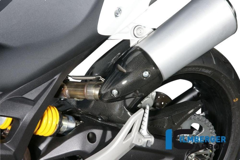 Exhaust heat shield left Carbon