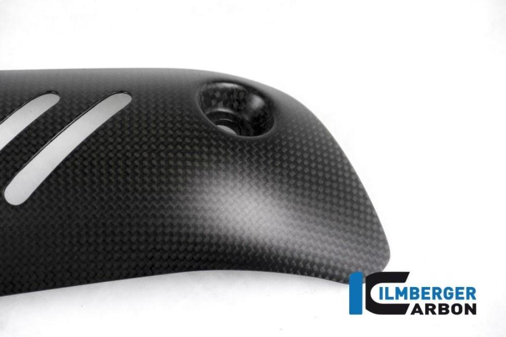 Exhaust heat shield on the manifold matte