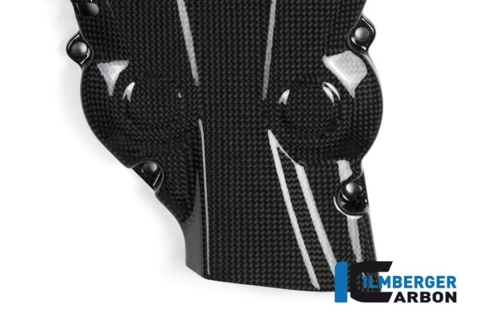 Vertical timing belt cover glossy surface carbon
