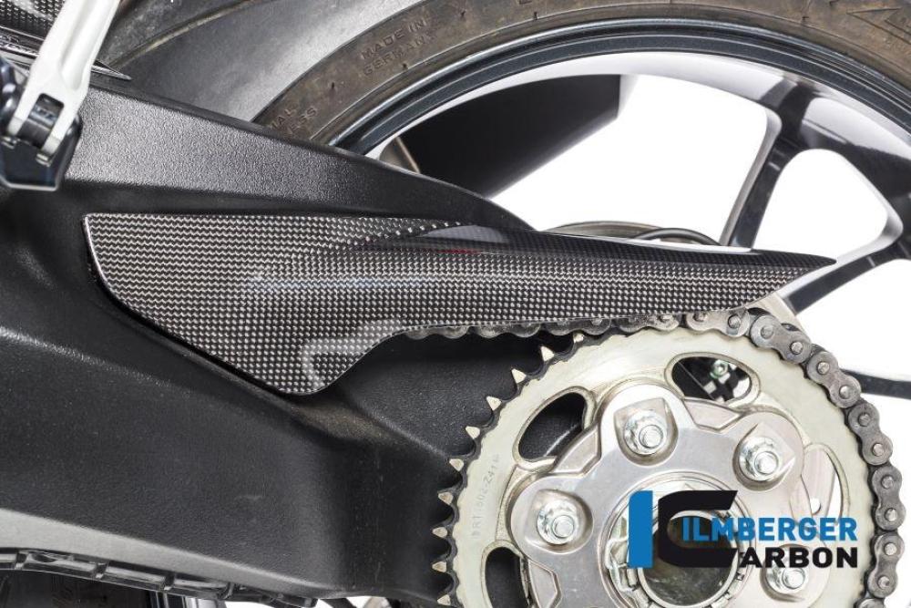 Kettenschutz hinten Carbon glänzende Oberfläche