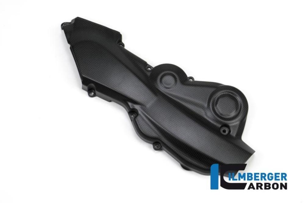 Timing belt cover horizontal matte finish carbon