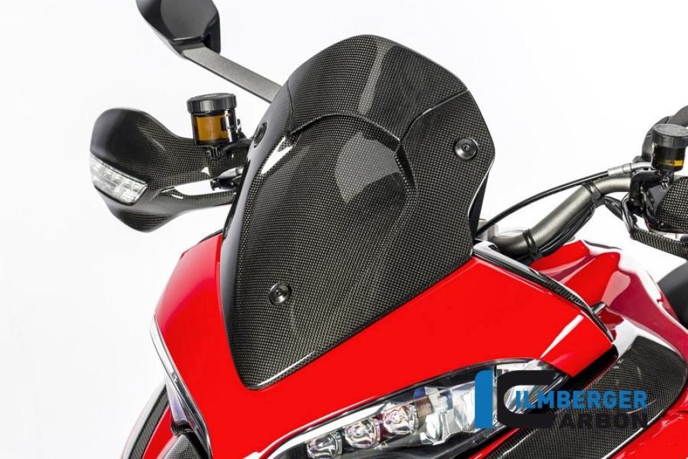Windshield (glossy surface) Carbon - Ducati Multistrada 1200 DVT fróm MY 2015