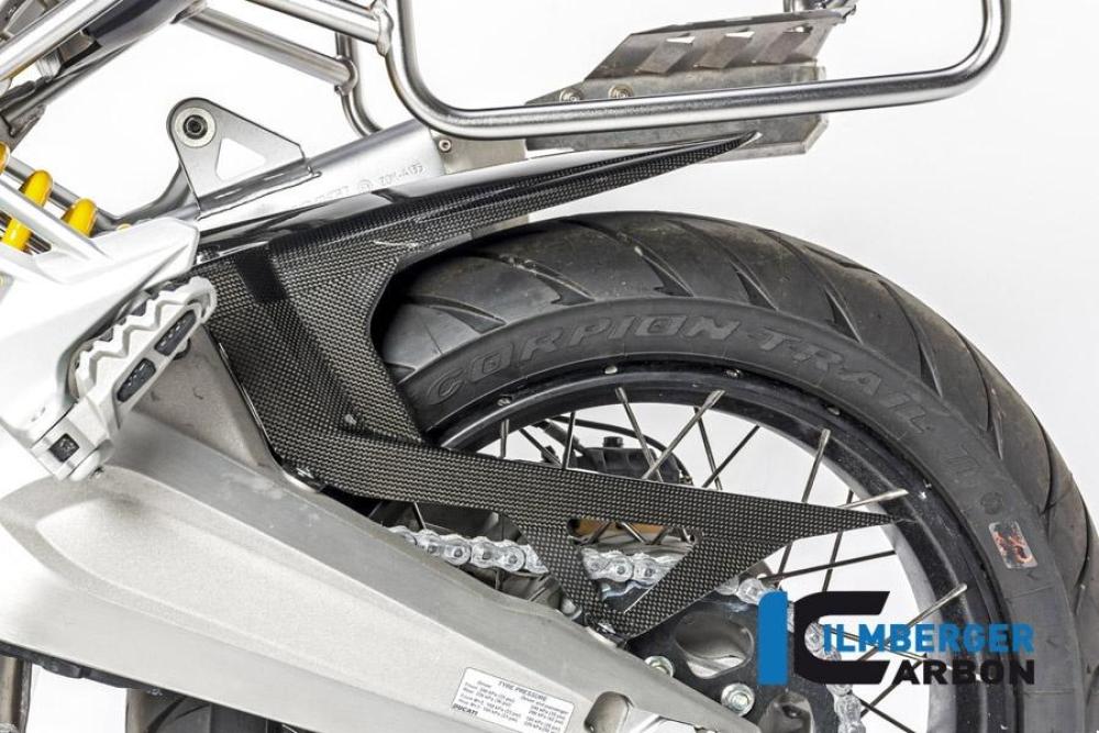 Rear Hugger gloss including upper chain guard Ducati MTS 1200'16 Enduro