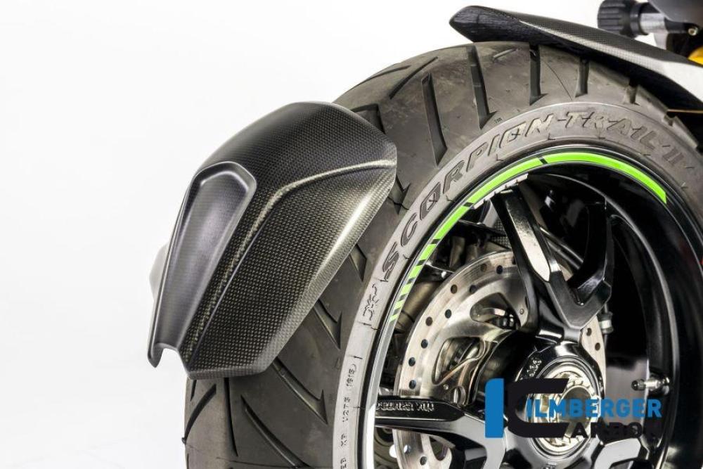 Rear splash guard matt surface Ducati MTS 1200'15