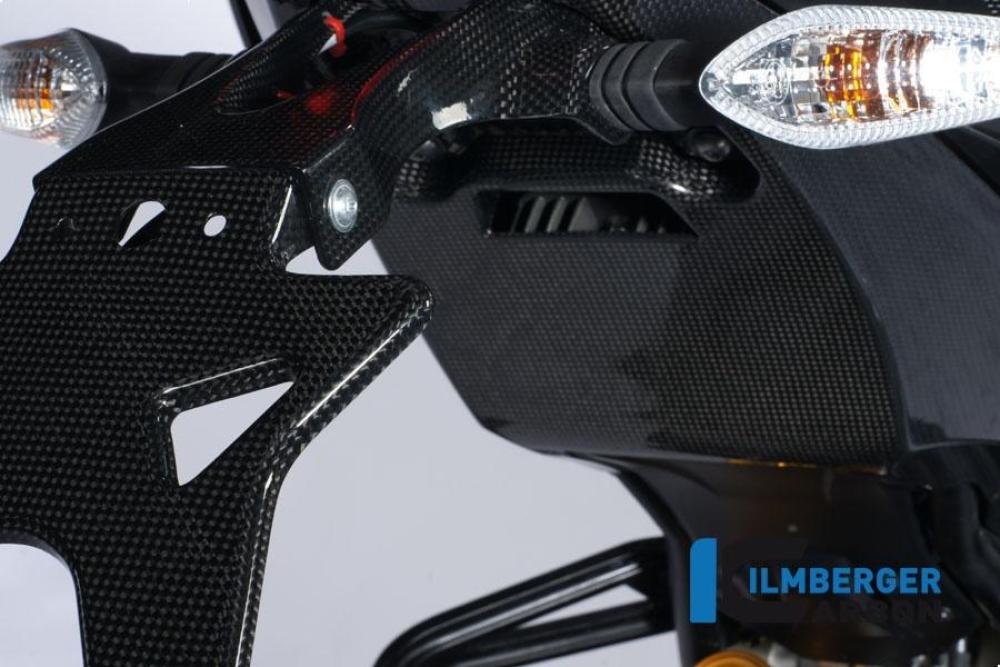 Rahmenheckabdeckung unten Carbon