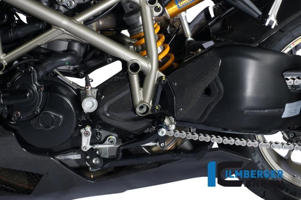 Fersenschutz links Carbon
