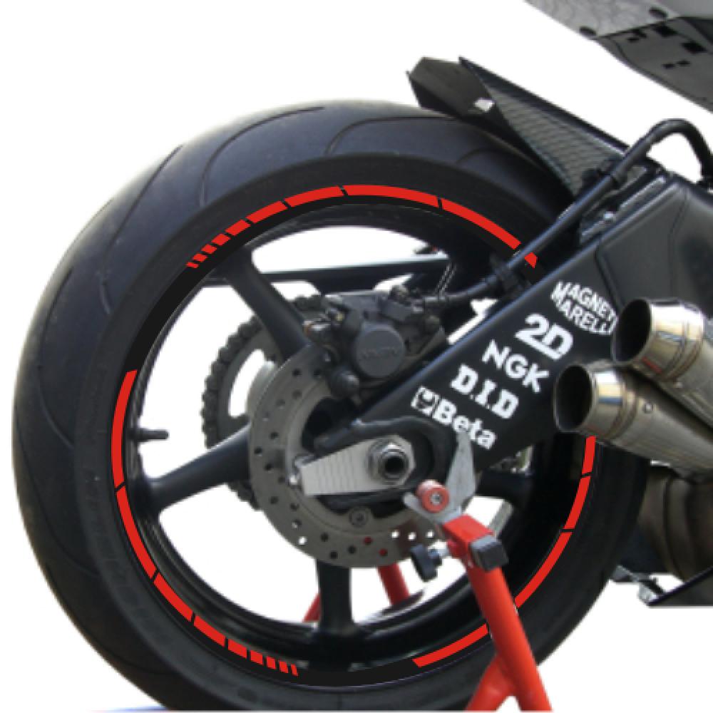 Motorrad GP Felgenrandaufkleber Felgenbandaufkleber Set NEU