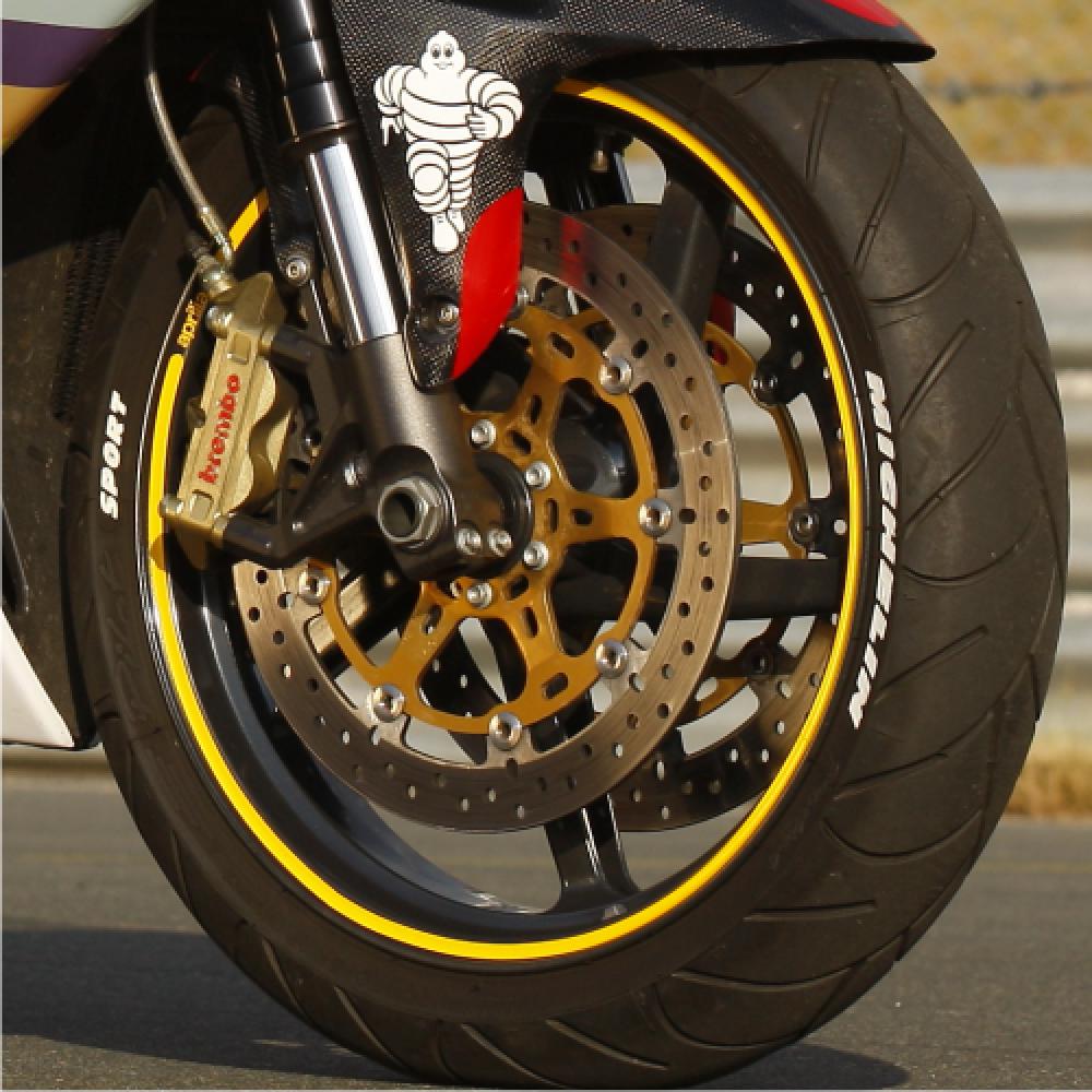 4moto® - Felgenrandaufkleber GP Style Wheelskinzz Felgendekore