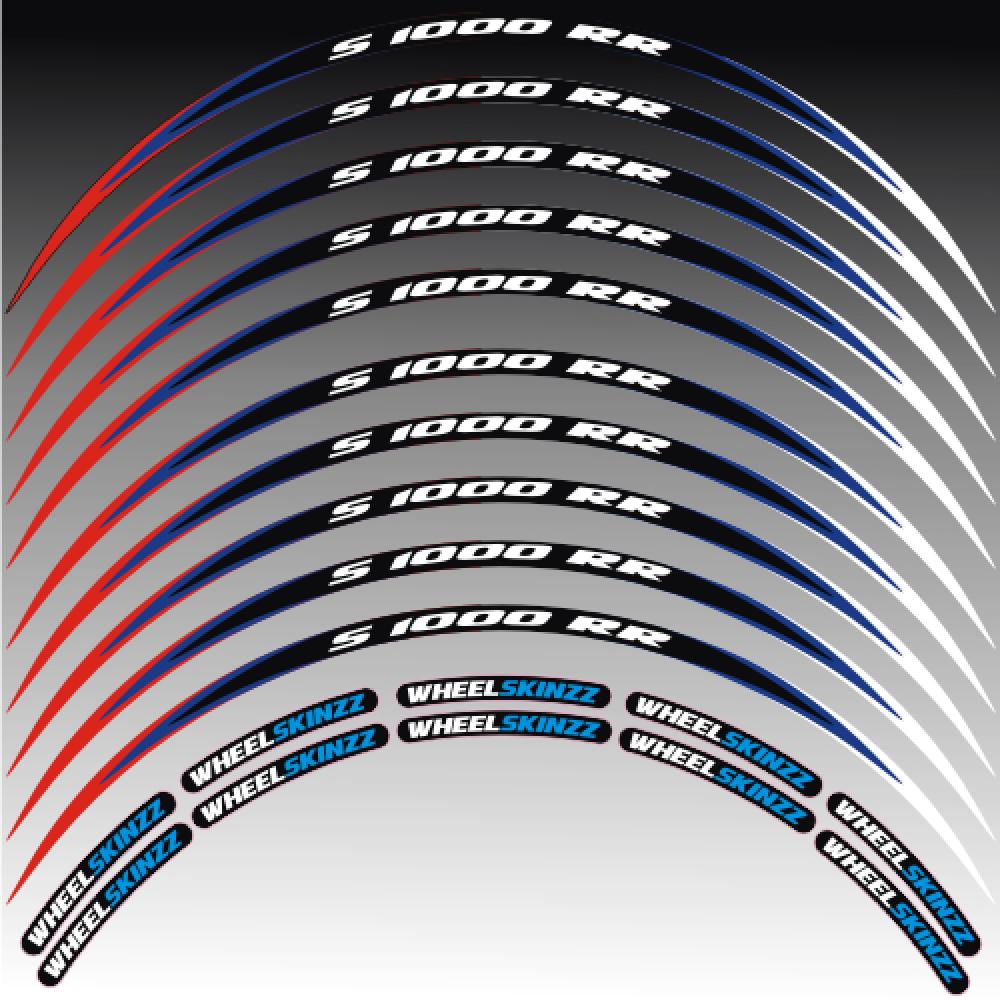 BMW HP4 s1000RR motorrad Felgen Rand Aufkleber stickers rim streifen s1000 RR