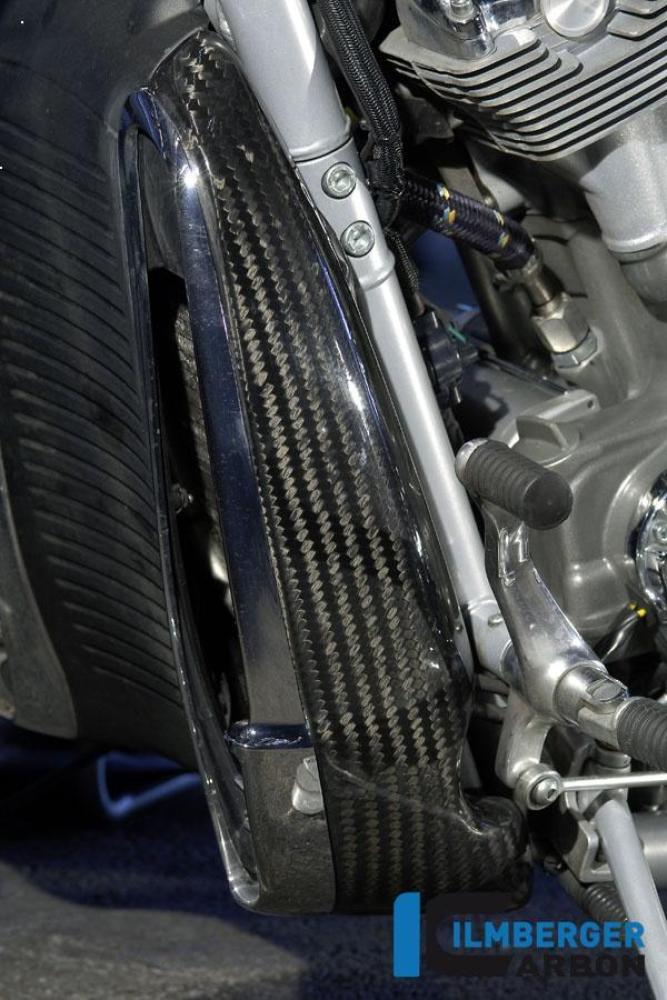 Wasserkühlerabdeckung links Carbon für Harley-Davidson V Rod