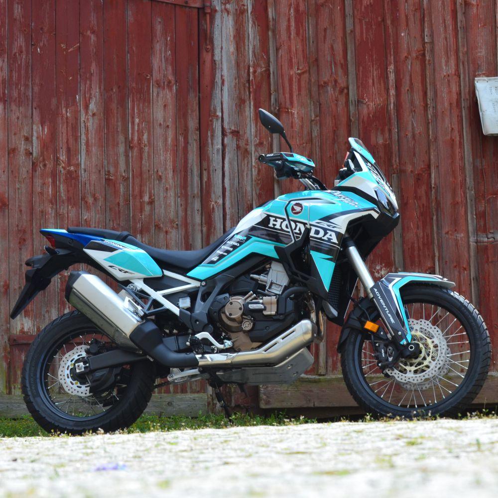 HONDA AfricaTwin CRF1100 Bj 20- Dekor Aufkleber Türkis