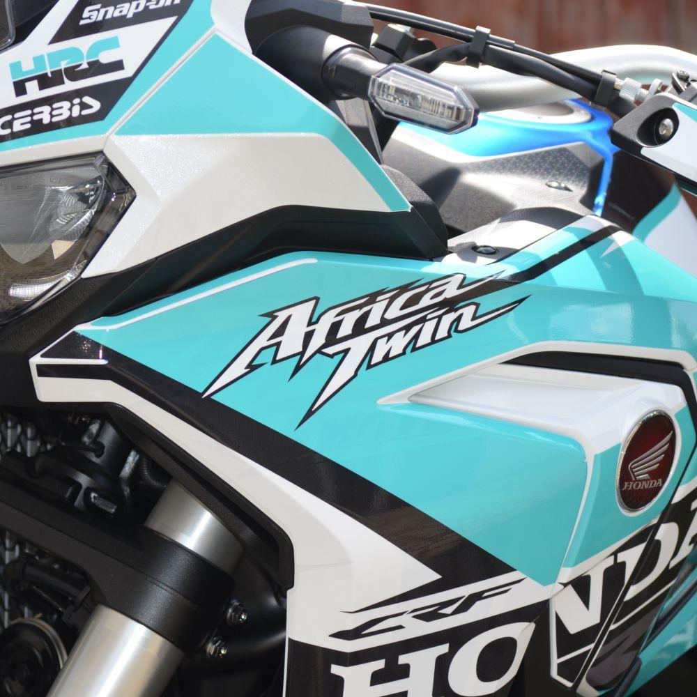 HONDA AfricaTwin CRF1100 Bj 20-  Dekor Aufkleber Türkis
