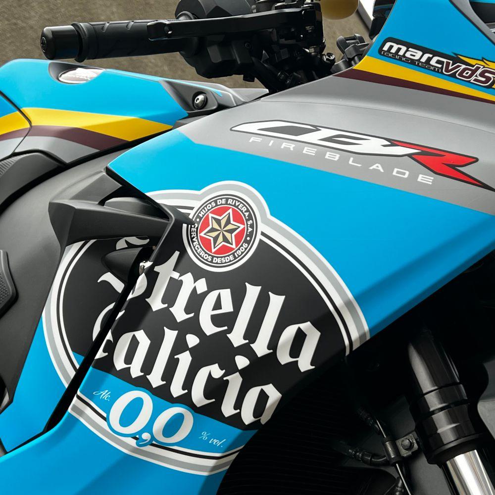 HONDA CBR 1000 RR (17-19) "Estrella Galicia" Dekor Stickerkit